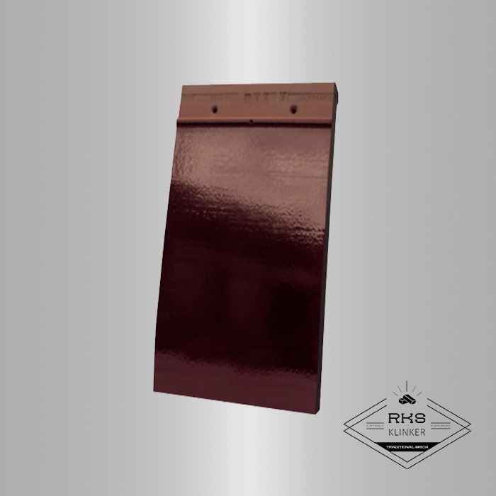 Керамическая черепица Koramic, Plain Tile Smooth, Wine Red Glazed в Москве